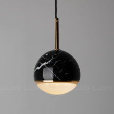 Подвесные светильники Cloyd LUNAR P1 / латунь - черн.мрамор (арт.11057)