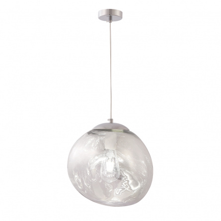 Светильник подвесной Crystal Lux MALAGA SP1 D280 CHROME фото 1