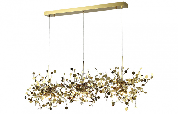 Светильник подвесной Crystal Lux GARDEN SP3х3 L1200 GOLD фото 2